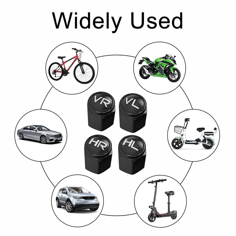 iwontalersy 20 Stück Ventilkappen mit Beschriftung,Ventilkappen für Autoreifen,Mit Dichtung,Geeignet für