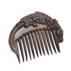 Handicraftviet Hand-Carved Wooden Hair Comb, Wooden Viking Comb for Men's