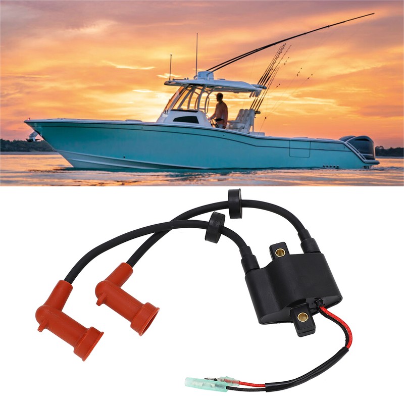 Outboard Ignition Coil Vibration Resistant Sensitive Fit for 9.9D 15D