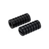 Rubber Cross-ribbed Kickstarter and Foot Gear Lever Black - for