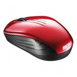 Buffalo BSMBW107RD Optical Wireless Mouse Red