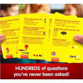 SUSSED SUSSED The Wacky 'What Would You Do?' Social Card Game - Fun & Easy for Kids - Easter Basket Stuffer, Family Travel Game, Road Trip Activity - Ages 6 & Up - Yellow Pack