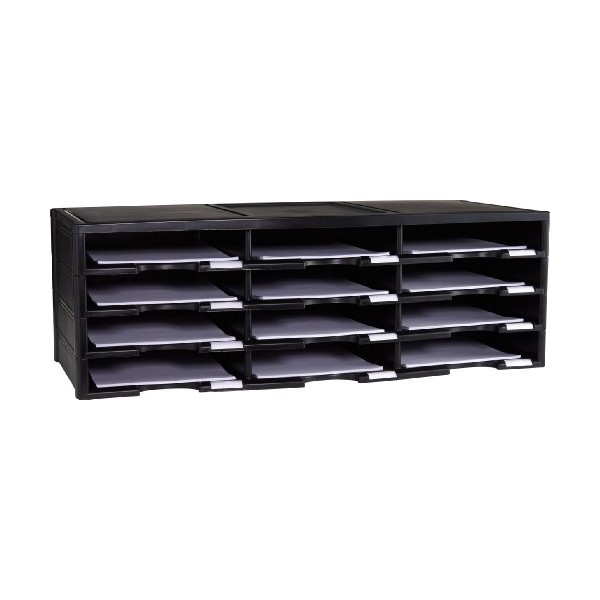 Storex Office Supplies Organizers, Black (STX61432U01C)