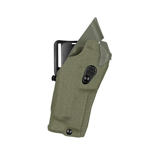Safariland 6390RDS Level Two Retention Duty Holster, Red Dot Sight Compatible, Cordura Ranger Green, Right Hand, Fits: STI STACC P 4.4" Surefire X300U