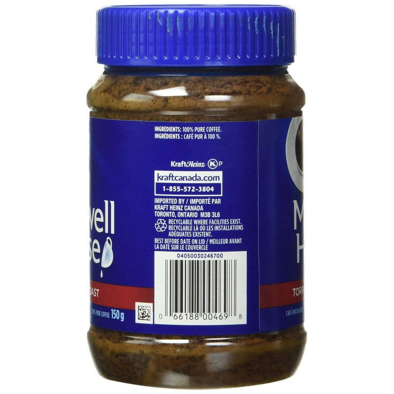 MAXWELL HOUSE Original Instant Coffee, 150g/5.3 oz
