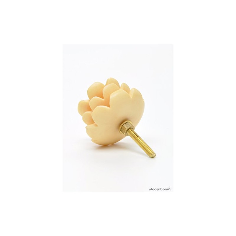 Yellow Pine Cone Unusual Knob, Pull, Handle, for Cupboards, Doors,