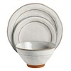 Gibson Elite Terranea Round Reactive Glaze Terra Cotta Dinnerware Set,