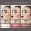 3PCS Colorete En Crema Contour Stick Iluminador En Stick, Bronzer