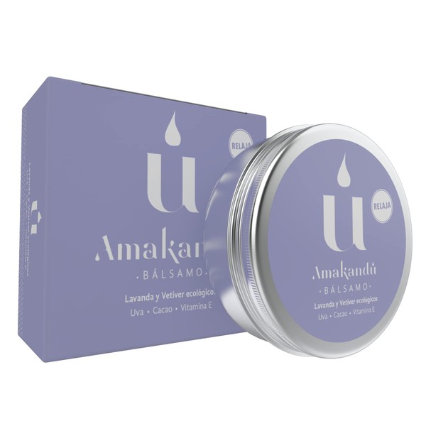 Moisturising and relaxing balm - balm for a good sleep with essential oils from lavender - natural and ecological ingredients - Amakandu