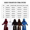 Cos2be Medieval Priest Monk Robe Hooded Cloak Wizard Sorcerer Cape