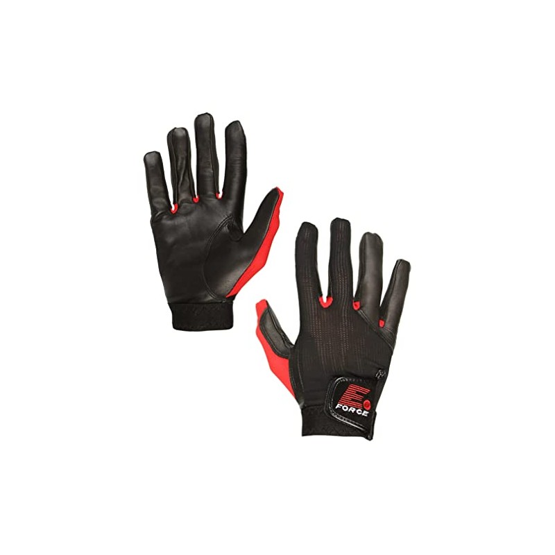 E-Force Weapon Racquetball Glove (Black/Red)-RM