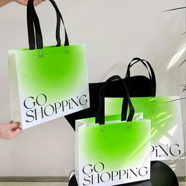 Bulk Non-woven Shopping Bags for Travel, Camping, and Gifts Large 9ea