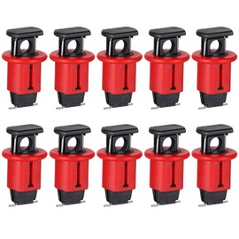 ALLOMN Miniature Circuit Breaker Lockout, 10pcs Professional Air Switch Lock Electrical Safety Lockout Circuit Breaker Lock for Power Isolation Miniature Circuit Breaker