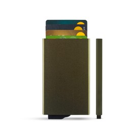 POWR Metal Card Holder Wallet, Wallets for Men UK, Minimalist Slim RFID Blocking Credit Protector, Aircraftgrade Aluminum Wallet. Mens Holds 5 Cards