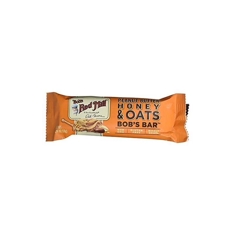 Bobs Red Mill Honey Oat Peanut Butter Bars, 1.76 OZ,