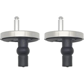 MUU Universal Toilet Seat Bolt kit,Screws,Quick Release,Easy to Install- Toilet Seat Replacement Parts Kit,Toilet Cover Maintenance Accessories,Fixing Accessories (Circle Screws)