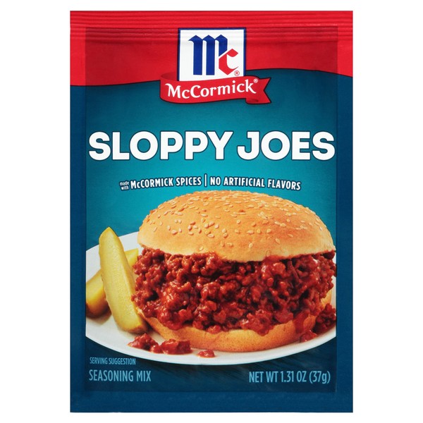 McCormick Sloppy Joes Seasoning Mix, 1.31 oz (Pack of 12)