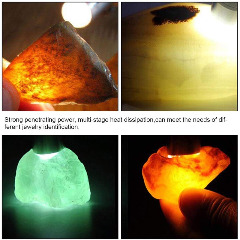 Jewelry Flashlight Gemstone LED Light Professional Light for Gemology /