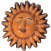 Fine Crafts Imports Mexican Handmade Garden Pottery Talavera Wall Ceramic Sun Face 12"