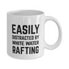 ODDITEES Funny Easily Distracted By White Water Rafting Coffee Cup
