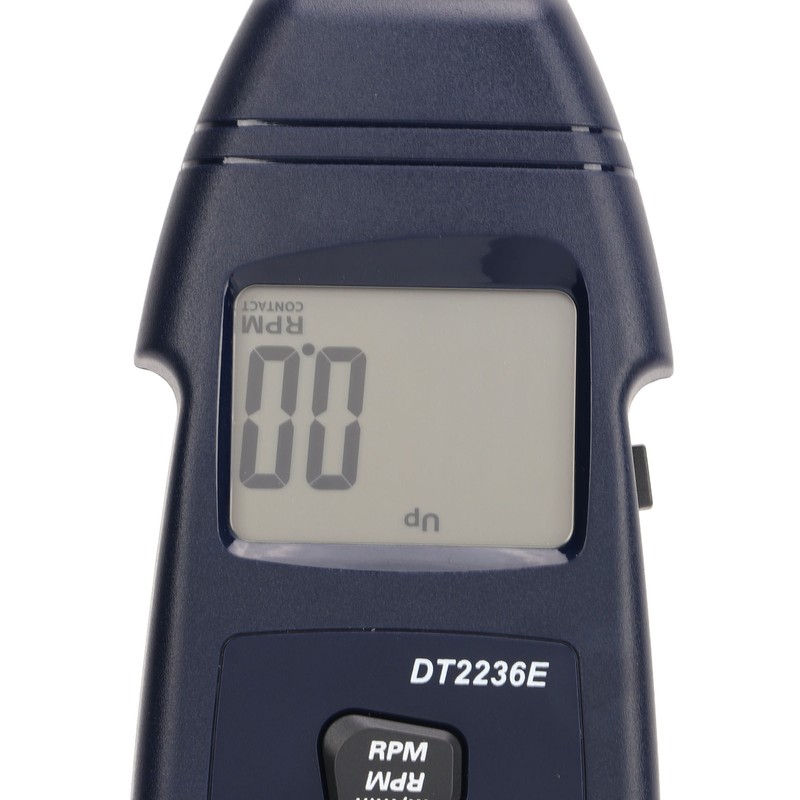 Digital Tachometer Handheld White Backlit Auto Data Save Non Contact