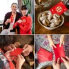 24Pcs Chinese Hong Bao Red Envelopes, Greetings Chinese Money Lucky