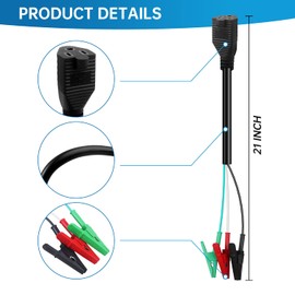 HVAC Adaptor Cord - HVAC Tools for Yellow Jacket 69522 - Compatible with Circuit Breaker Finder Kit Accessory ET310, ET300 RT250