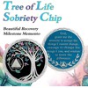 2 Months Sobriety Coin Tree of Life AA Medallion Alcoholics