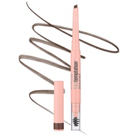 Maybelline Lapiz para Cejas Total Temptation, Medium Brown, 5 g