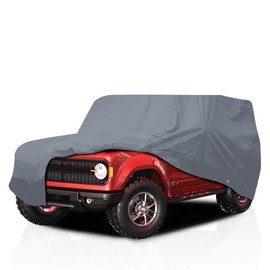 4 Layer Semi Custom Fit Car Cover for Jeep Grand Cherokee 1999-2009 2nd-3rd Gen SUV 4-Door, Lightweight Water Resistant Full Coverage
