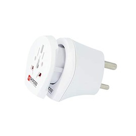 SKROSS | 1.500215-E | Combo World to India | 2in1 Reisestecker - Reiseadapter zur Anwendung von Geräten mit Schuko- oder Eurostecker in Indien