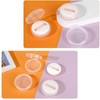 YOYOSOFT Round Puff Case, 2.4 inches (6 cm) Diameter, Set
