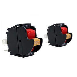 489105-00 Toggle Switch for Dewalt Rockwell Hitachi Reliant Performax Dayton Jet Craftsman OR90037 Planer Band Saw Drill Press Grinder Replacement Workbench ON/Off 1343759 1344600 2/Pack