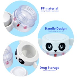 2 Pcs Pill Crusher and Grinder, Professional Pill Pulverizer, Tablet Crusher for Pills, Vitamins, Tablets, Elderly, Children, Pets (White)