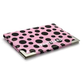 HITHIKA - New Leather Oyster Travel Card Bus Pass Holder Wallet Rail Card Cover CASE (Baby Pink(Polka Dot))