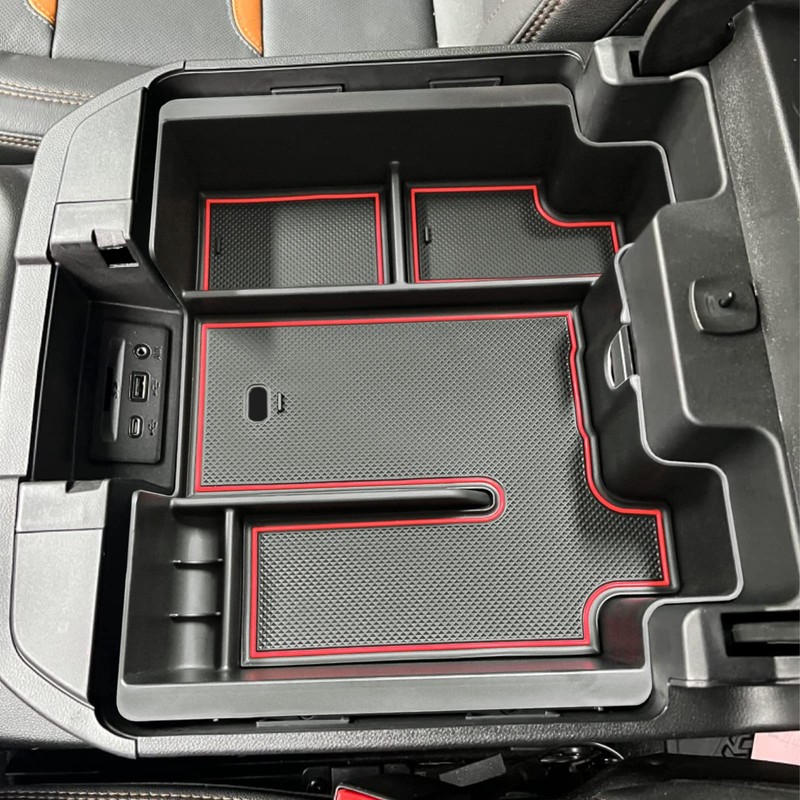 Full Size Center Console Organizer Tray Compatible with 2019-2022 Chevy
