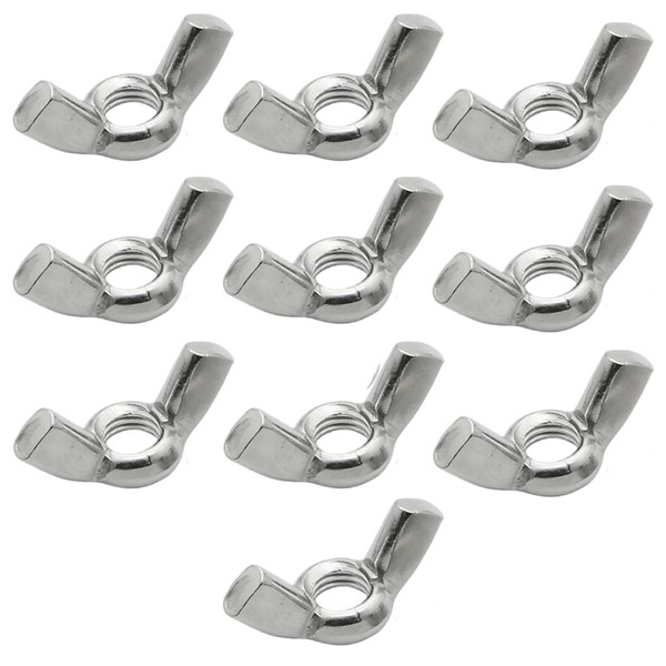 M5 Wing Nuts Marine Grade in A4 Stainless Steel 316 – Corrosion Resistant Fasteners (Pack of 10)