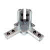 PZRT 4PCS 4040 Aluminum Profile 3D Connector T-Slot Triple Angle