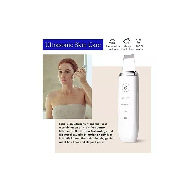 Mosen Limpiador Facial Ultrasonico Exfoliante Portatil Limpieza