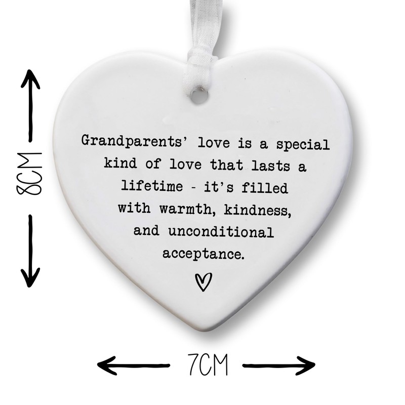 Heartfelt Grandparents' Keepsake | Lasting Lifetime Love | Filled with