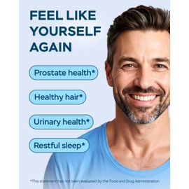 Improved Complex Saw Palmetto for Men & Prostate Health Supplements for Men - Advanced Formula Saw Palmetto Extract w/ DHEA & Ashwagandha 900mg - DHT Blocker for Hair Support - Prostate Supplements