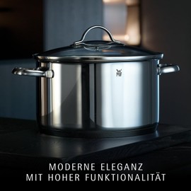 WMF Saucepan Ø 16 cm Approx. 1.5L Provence Plus Pouring Rim Cromargan® Stainless Steel Polished Suitable for Induction Hobs Dishwasher-Safe