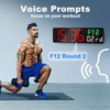 Home Gym Timer, 12'' Interval Workout Clock with Seconds |