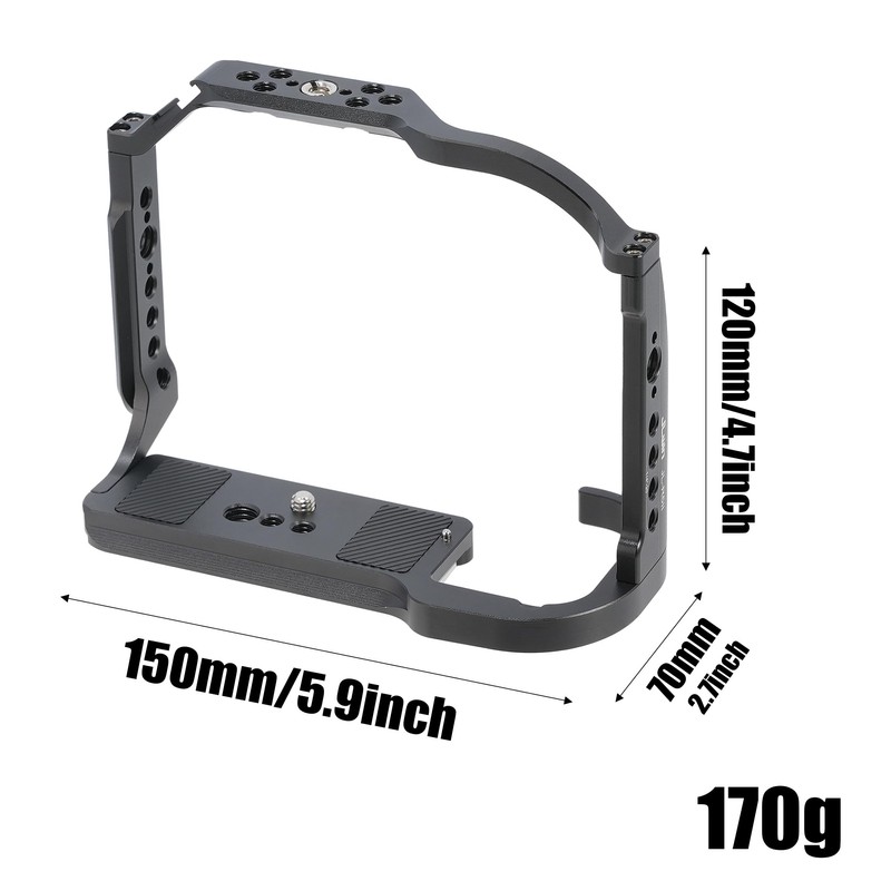 FOTGA Camera Cage and Top Handle Kit for Canon EOS
