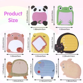 GWAWG 16 Animal notebooks, Different Cartoon Animal Stickers, Office Labels, notebooks, memos, Cartoon Stickers, and Student Home Office Labels.