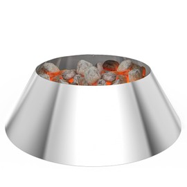 onlyfire Stainless Steel Charcoal Briquet Holder BBQ Whirlpool for Weber 26" Kettle Charcoal Grills