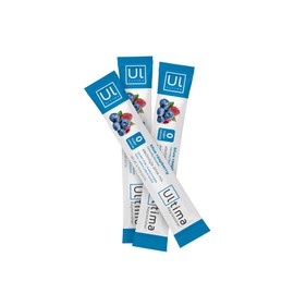 Ultima Replenisher Electrolyte Hydration Drink Mix, Blue Raspberry, 20 Serving Stickpack Box - Sugar Free, 0 Calories, 0 Carbs - Gluten-Free, Keto, Non-GMO, Vegan, with Magnesium, Potassium, Calcium