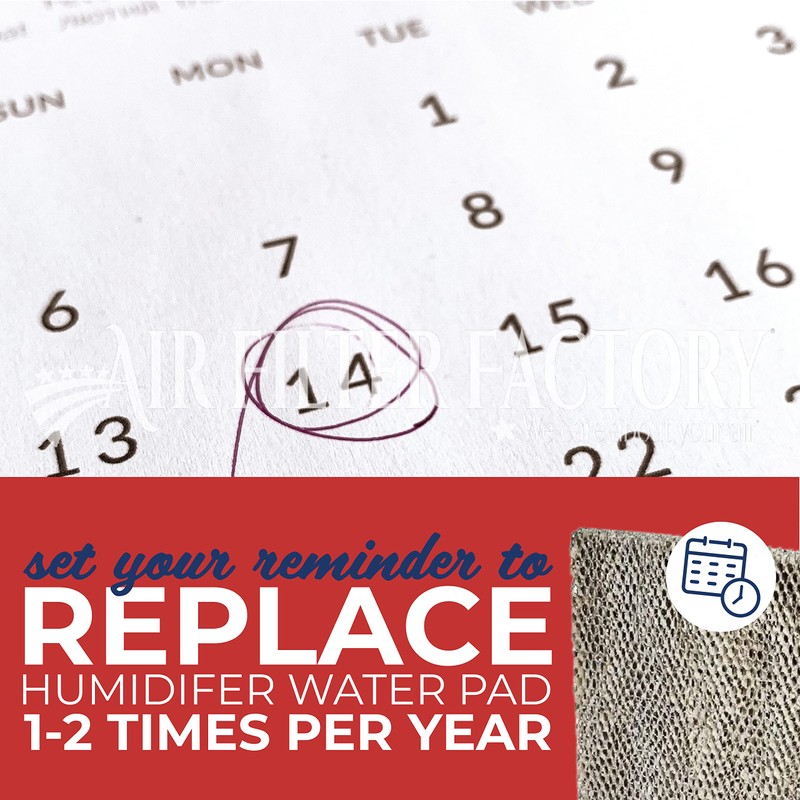 Air Filter Factory Replacement For HUMBBSBP, 2212, 2312, 2412 Bryant