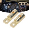 Pair Power Battery O Ring Terminals Brass Gold Plated High