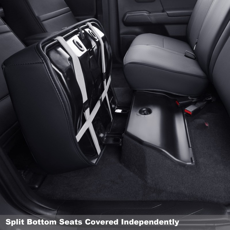 LUCKYMAN CLUB Rear Seat Covers Custom Fit for 2024 2025